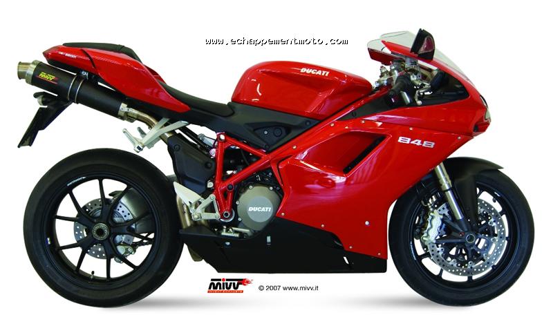 echappement moto DUCATI 848 MIVV
